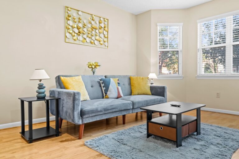 Living room couch.