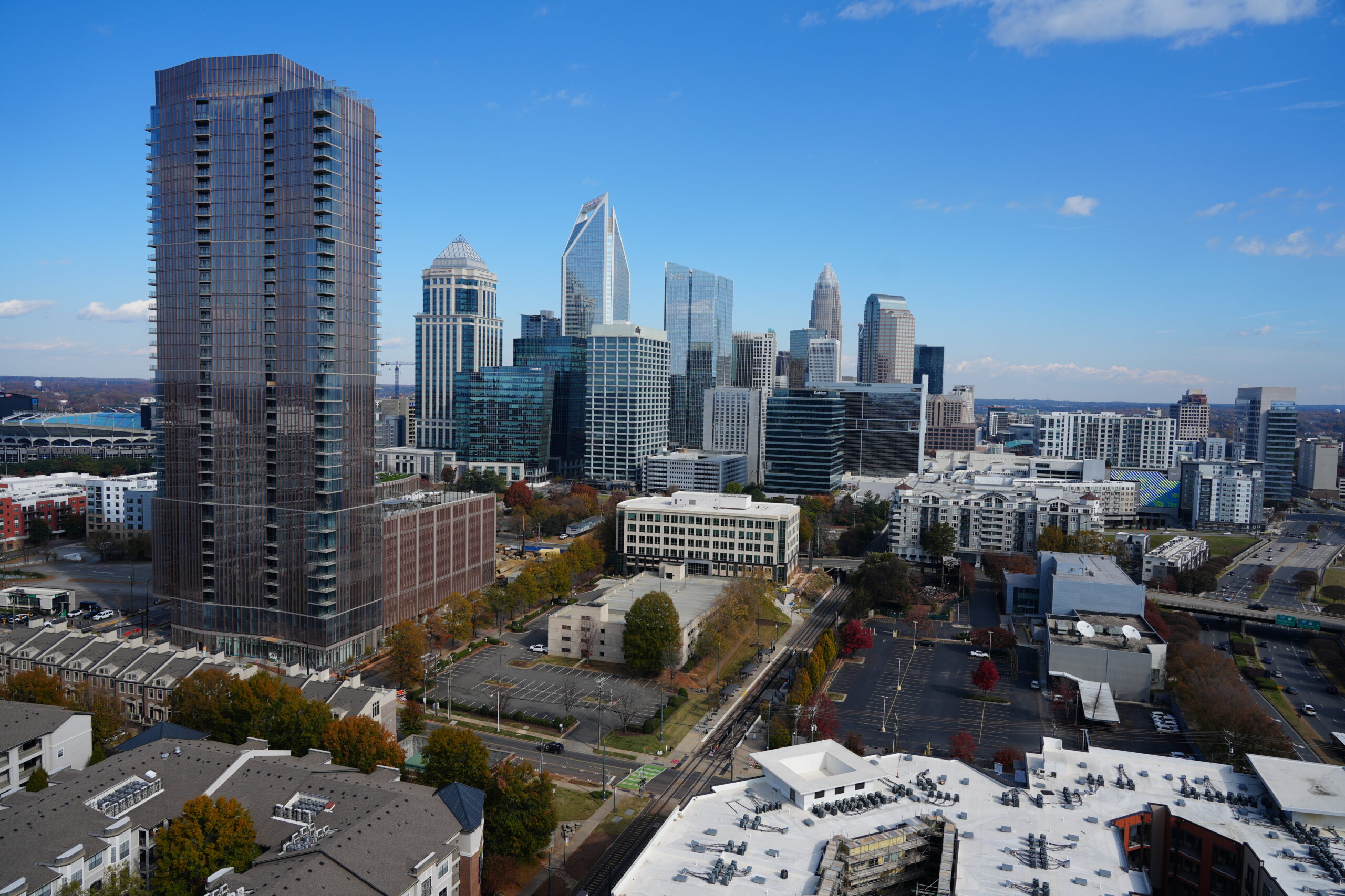 downtown Charlotte.